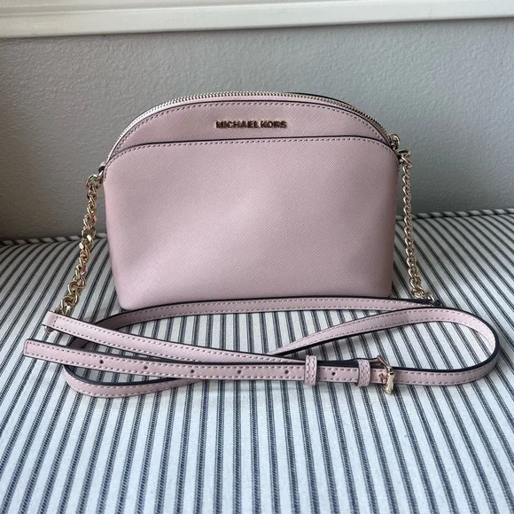 Michael Kors Emmy Saffiano Leather Medium Crossbody Bag - Picture 4 of 5